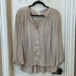 Silky soft button down blouse